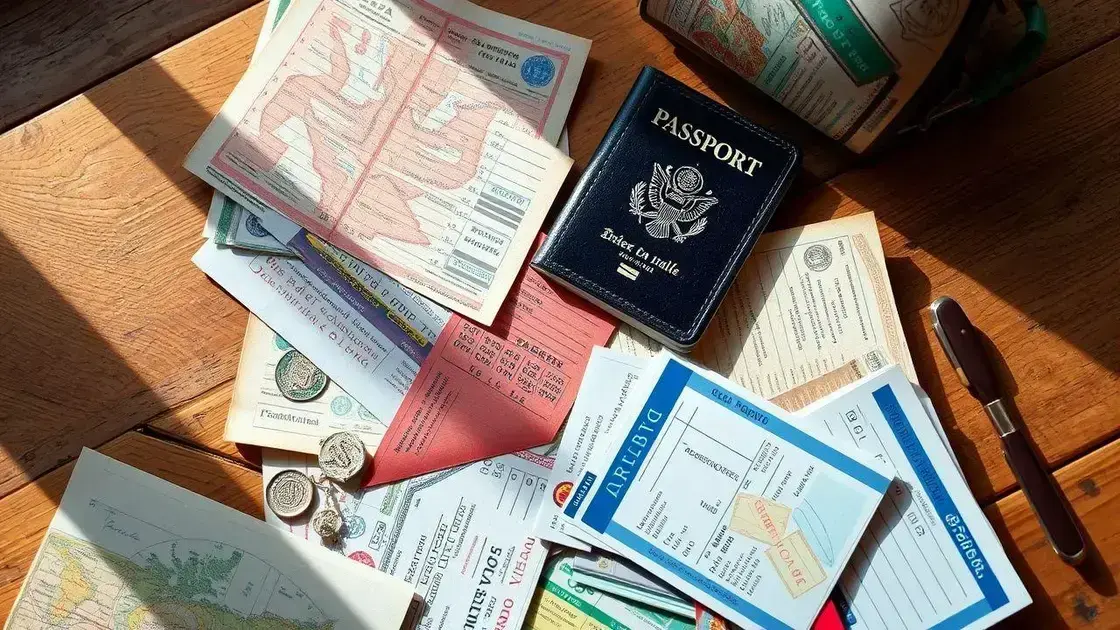 Documentos necessários para viajar para Europa com o acordo Schengen