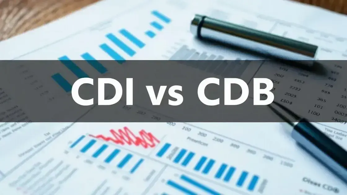 O que é CDI e como impacta a rentabilidade do CDB?