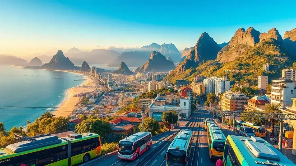 Roteiro econômico de 5 dias no Rio de Janeiro: transporte e alimentação