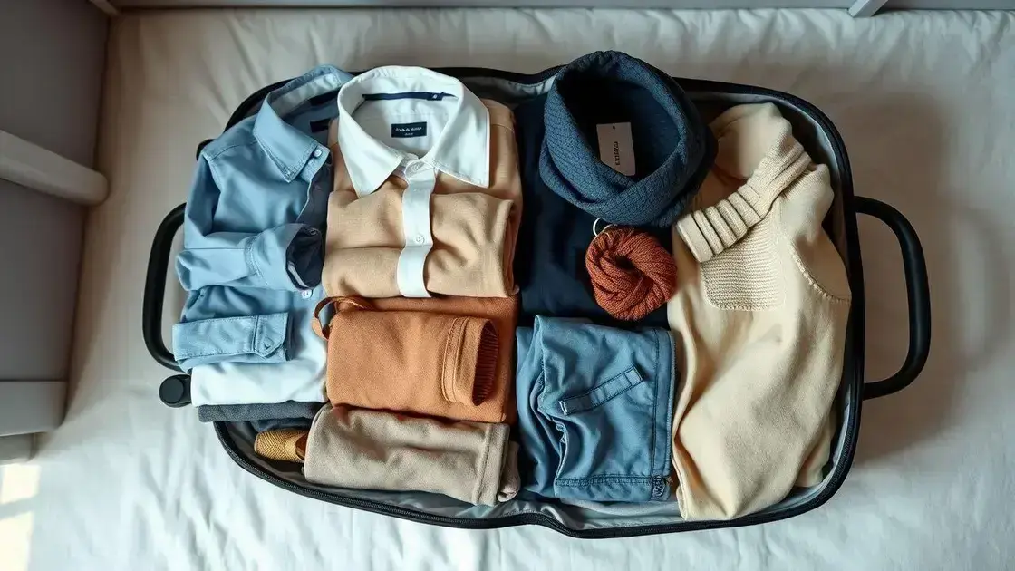 Como montar mala cápsula para viagem de 7 dias e viajar leve
