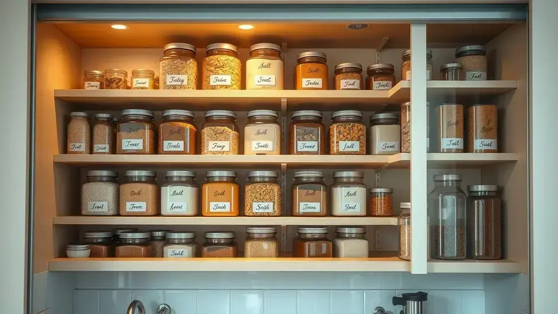 Como organizar despensa pequena: ideias práticas e medidas
