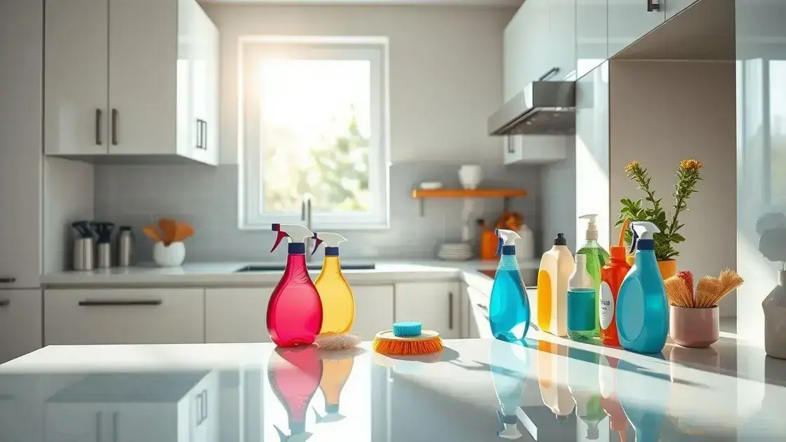 Guia de limpeza pesada da cozinha: produtos e ordem de tarefas eficazes