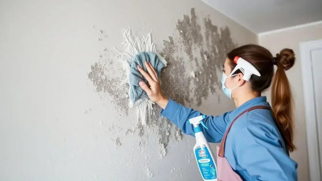 Como tirar mofo da parede sem danificar a pintura: dicas práticas