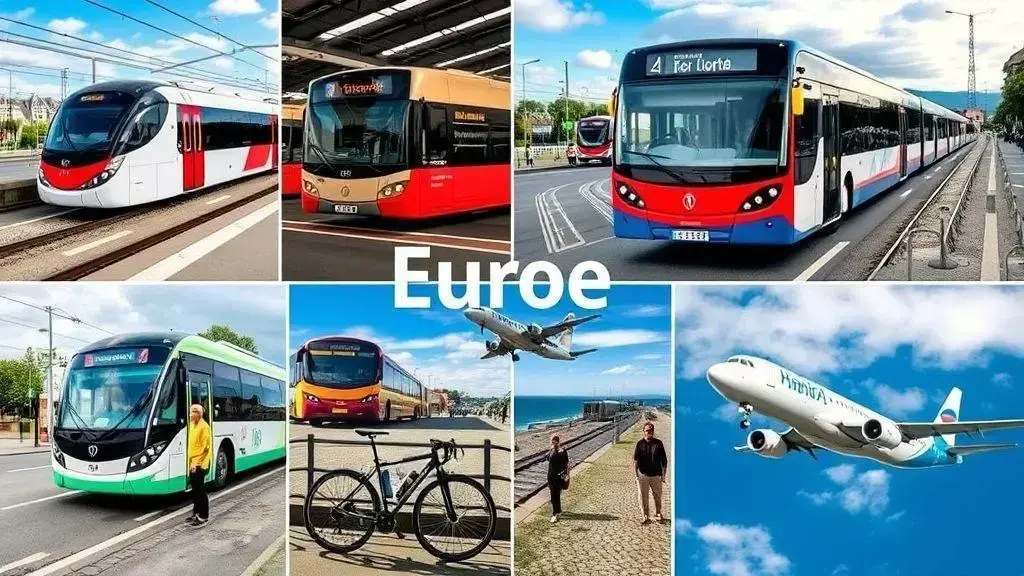 Melhores opções de transporte na Europa