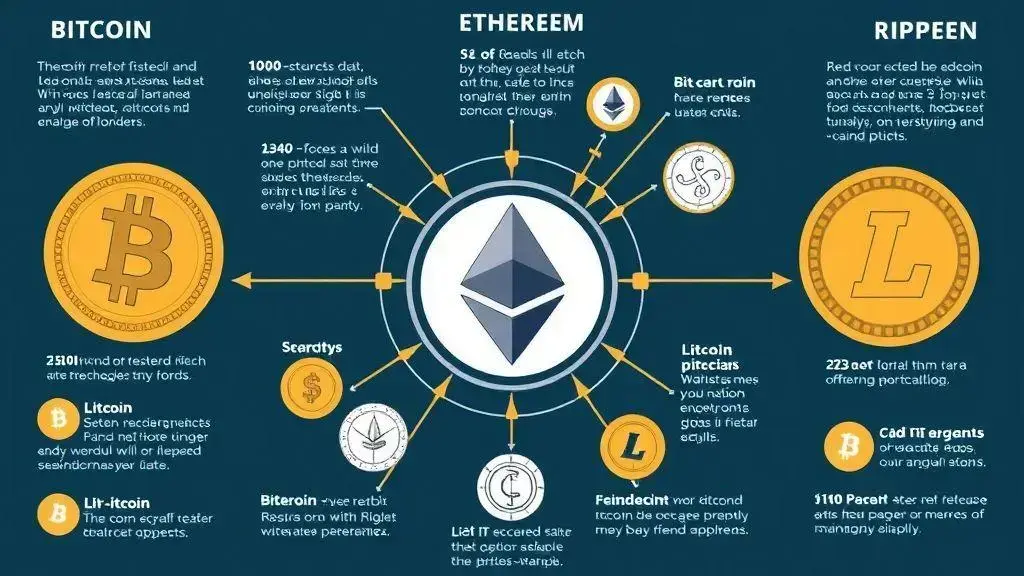 Principais criptomoedas e suas aplicações