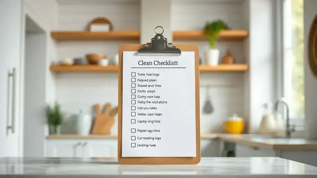 Checklist de faxina: como deixar sua casa impecável em pouco tempo