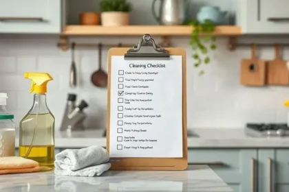 Checklist de limpeza doméstica: transforme a rotina em um hábito fácil