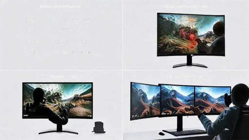 principais características em um monitor de jogos